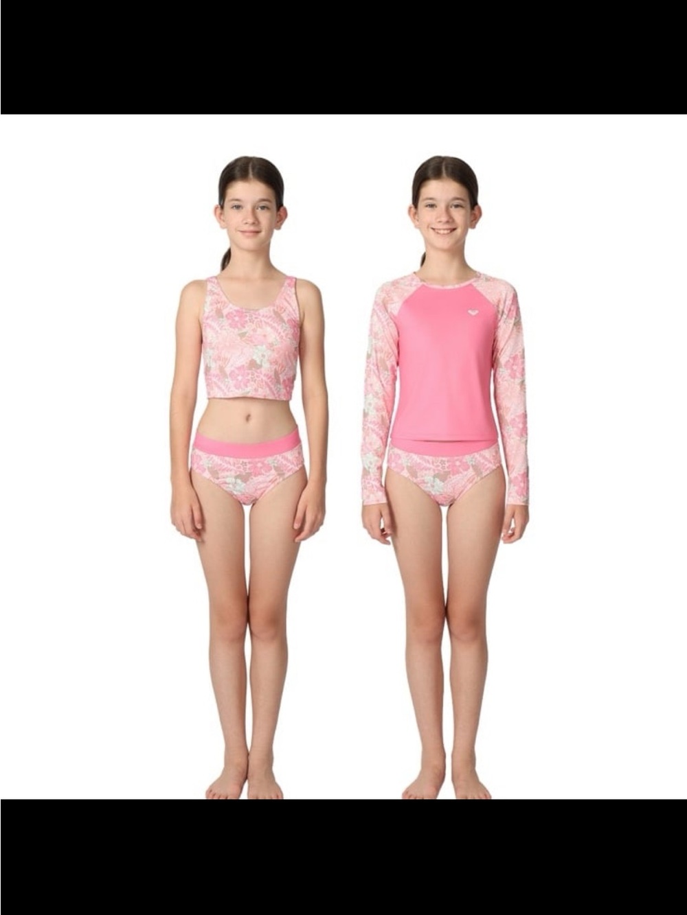 NWT Roxy youth 3-pc swimming set girls size large 14-16